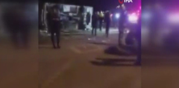 Ankaragc taraftarn tayan otobs kaza yapt: 2 l, 23 yaral