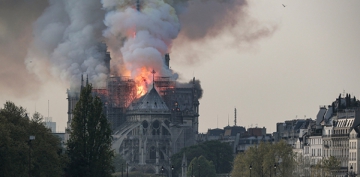 Notre Dame yangnnda su unsuruna rastlanmad