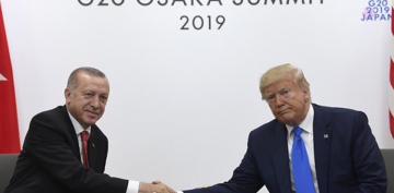 Cumhurbakan Erdoan ile Trump arasnda kritik grme
