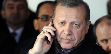 Cumhurbakan Erdoan, Trump'la telefonda grt
