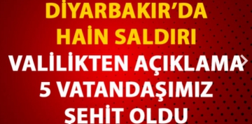 Diyarbakr'da orman iilerini tayan araca PKK'dan saldr