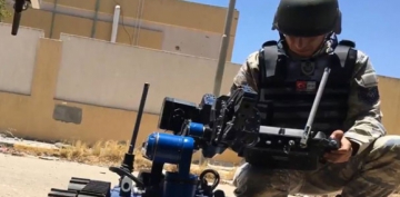 Libya'da EYP'lere yerli robot 'Kutlu' ile mdahale ediliyor
