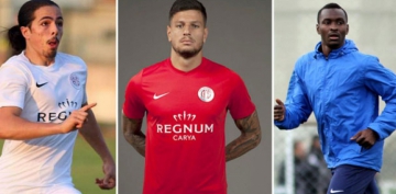 Antalyaspor'da 3 futbolcu geri dnyor
