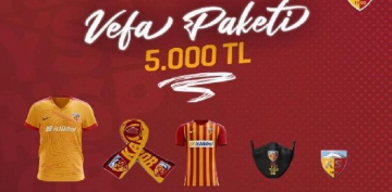 Kayserispor'dan 'Vefa Paketi' kampanyas