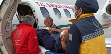 Kayserili gen, karacier nakli iin ambulans uakla Antalya'ya sevk edildi