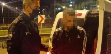 Kayseri'de polisten kaan ehliyetsiz srcye 7 bin TL ceza
