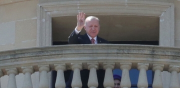 Cumhurbakan Erdoan Bakde Trk vatandalarn selamlad