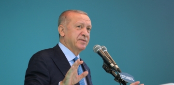 Cumhurbakan Erdoan mraniye Millet Bahesi alna katld