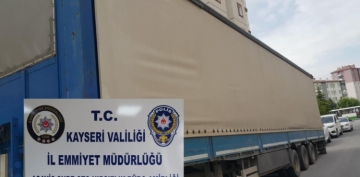 stanbul'da alnan 500 bin TL'lik rmork Kayseri'de bulundu