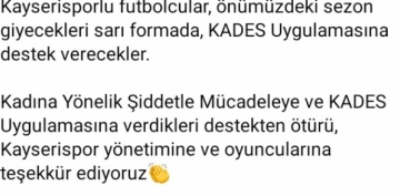 Bakan Soylu'dan, Kayserispor'a 'KADES' teşekkürü