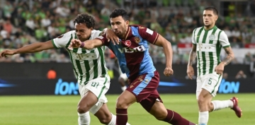 Trabzonspor Macaristan'da 3 golle ykld