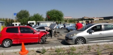 Kayseri'de 4 aral zincirleme kaza: 4 yaral