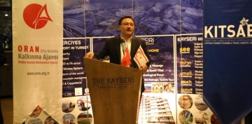 Vali Gkmen iek Erciyes Blge Temsil Kurulu Kayseri Tantm ve Kayseri Gezisi konulu programda KKTC Heyeti ile Bir Araya Geldi