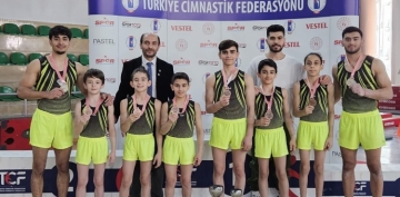 Kayserili Trkiye ampiyonasndan Cimnastikiler derece ile dnd