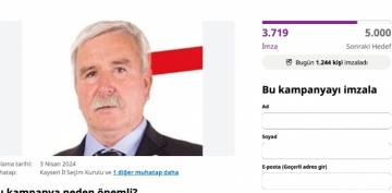 Kayseri-Pnarbanda Seimin ptaline Kar mza Kampanyas Balatld