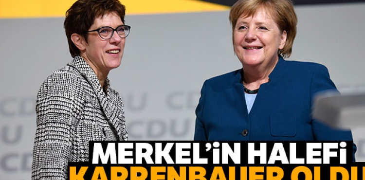Merkel'in halefi Karrenbauer oldu