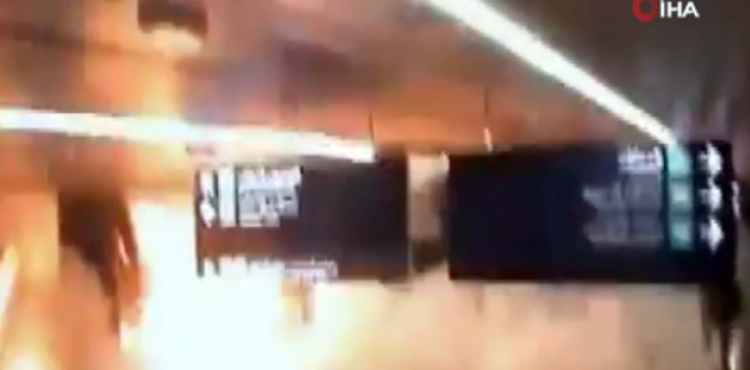 Suudi Arabistan'daki havaalan saldrsnn grntleri ortaya kt