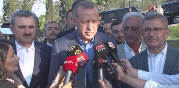 Cumhurbakan Erdoan'dan Mursi aklamas