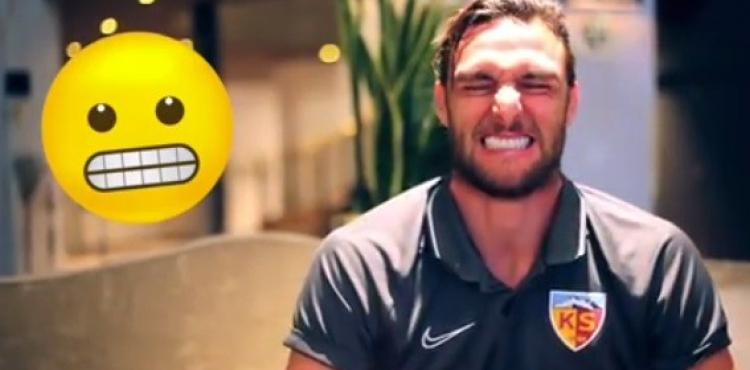Kayserisporlu futbolcular emojileri gerek hayata uyarlad