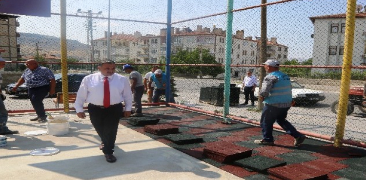 Bakan Mehmet Cabbar, Park Revize almalarn Yerinde nceledi