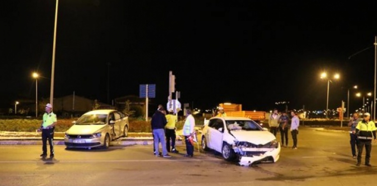 Sivas'ta trafik kazas 10 yaral