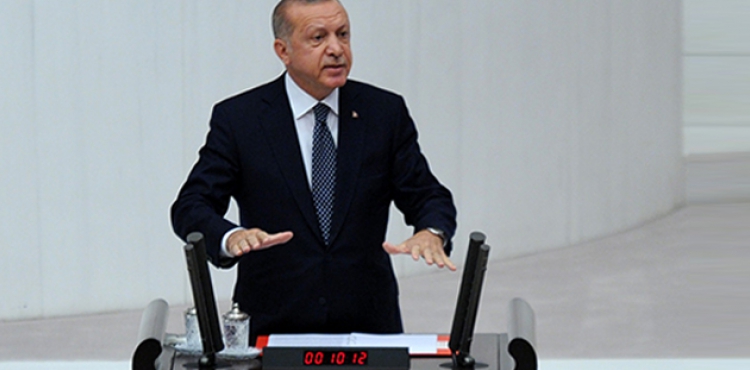 Cumhurbakan Erdoan, yeni yasama ylnn alnda konutu