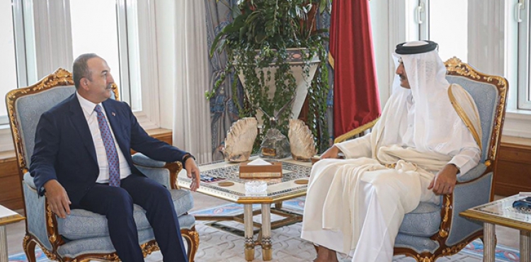 Bakan avuolu, Katar Emiri El Sani ile grt