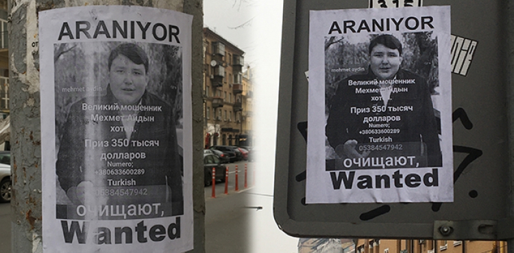 Kiev sokaklarna 'Tosuncuk' iin yeni afiler asld