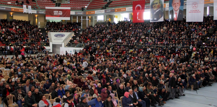 Kayseri'de, TOK konutlarnn sahipleri kurayla belirlendi