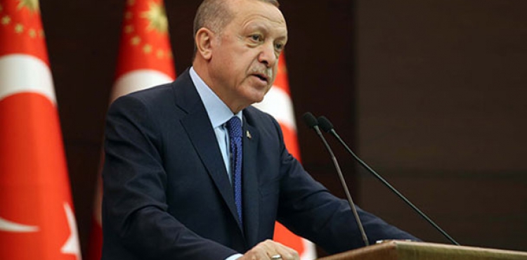 Cumhurbakan Erdoan: lkemiz koronavirs ile amansz bir mcadele veriyor