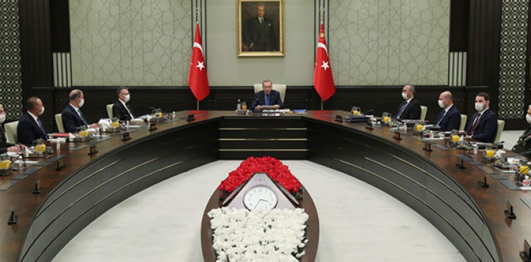 Cumhurbakan Erdoan bakanlnda toplanan MGK'da terrle mcadelede 'kararllk' mesaj