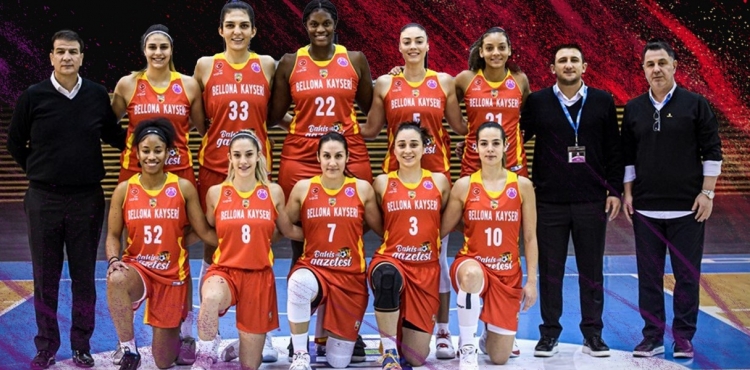 Bellona Kayseri Basketbol Avrupa'da son 16'ya kald