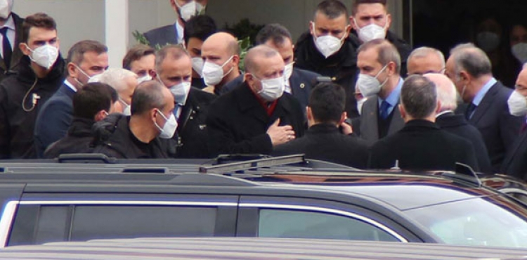 Cumhurbakan Erdoan, RTE Mtevelli Heyeti ile grt