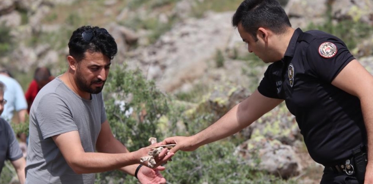 Kayseri'de ok olay: phelinin itiraf ettii vadide onlarca kemik bulundu