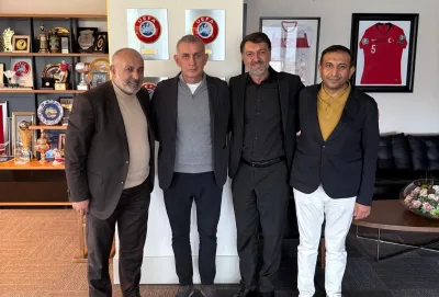 Kayserispor Başkanı Çamlı’dan TFF Başkanı Hacıosmanoğlu’na ziyaret