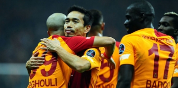 Galatasaray evinde 4 golle kazand 