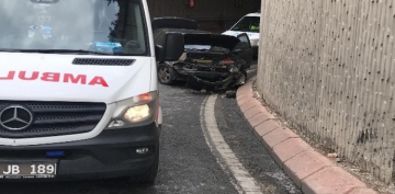 Kayseri'de trafik kazas: 1 yaral