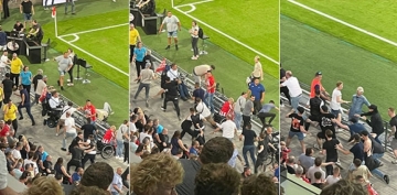 PSV - Galatasaray mann devre arasnda gerginlik
