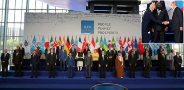 G20 Liderler Zirvesinde aile fotoraf ekimi