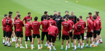 A Milli Futbol Takımı, Lüksemburg maçının hazırlıklarını sürdürdü