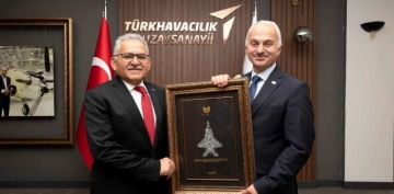 Başkan Büyükkılıç, TUSAŞ Genel Müdürü Kotil’i Ziyaret Etti