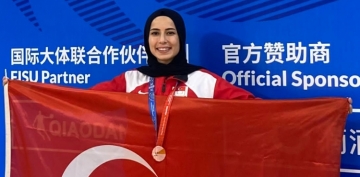 Hayriye Türksoy Hançer Universiadeden madalyayla döndü