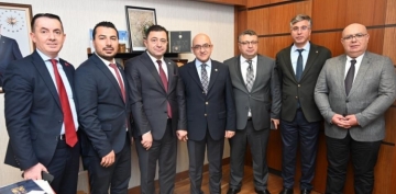 Kayseri OSB Ynetimi, Mustafa Elita, smail zdemir ve Kayseri Milletvekillerini Ankarada Ziyaret Etti
