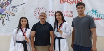 ERVA sporcusundan Taekwondo ampiyonluu