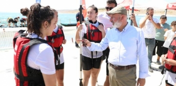 BAKAN OLAKBAYRAKDAR, SU SPORLARI HER EDNN YAPILABLECE MUHTEEM TESS, HAYIRLI OLSUN