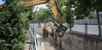 MELKGAZ BELEDYESݒNDEN YAMUR SUYU KANALLARINDA KAPSAMLI TEMZLK ALIMASI