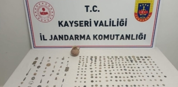 Jandarma operasyonuyla 255 tarihi eser ele geirildi 