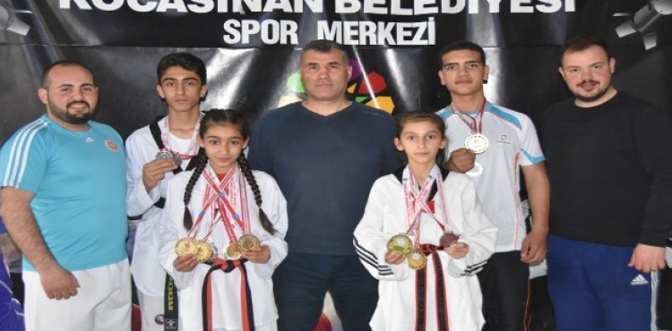 Kocasinan'da ampiyon sporcular yetiiyor