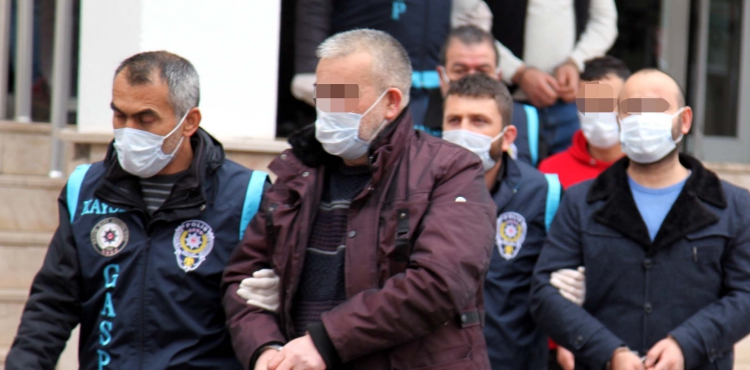 Kayseri'de su rgt operasyonunda 13 kii adliyede