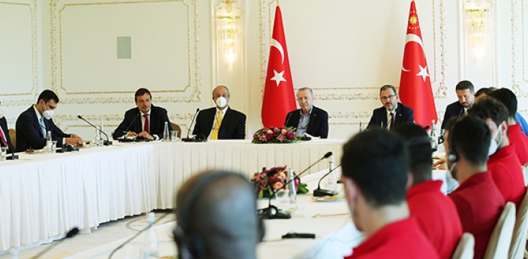 Cumhurbakan Erdoan, Anadolu Efes'i kabul etti